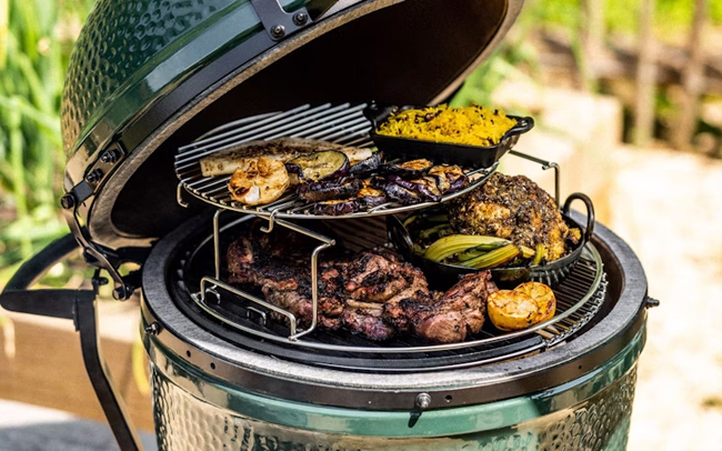 big green egg barbecue vol gerechten