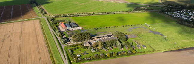 Luchtfoto van Five Star Farm