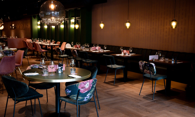 Stijlvol interieur van Restaurant Heinde in Roosendaal