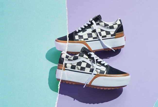 vans sneakers met modern design